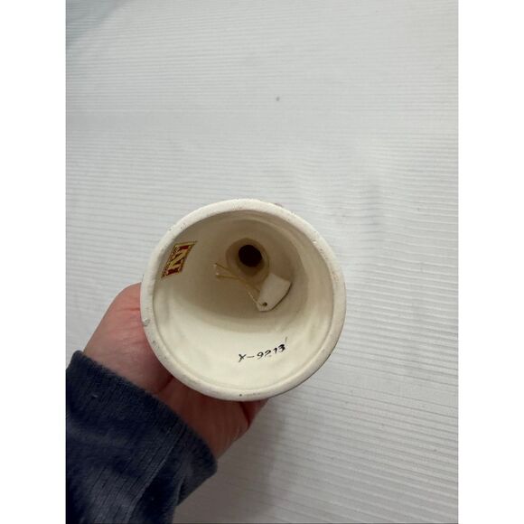 Napcoware Vintage Japan Porcelain Christmas Rudolph Reindeer Bell - Picture 5 of 6